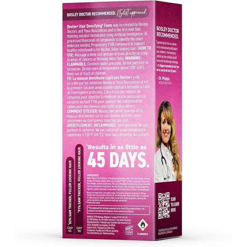 BosleyMD Revive+ Hair Regrowth Treatment Foam for Women 60ml