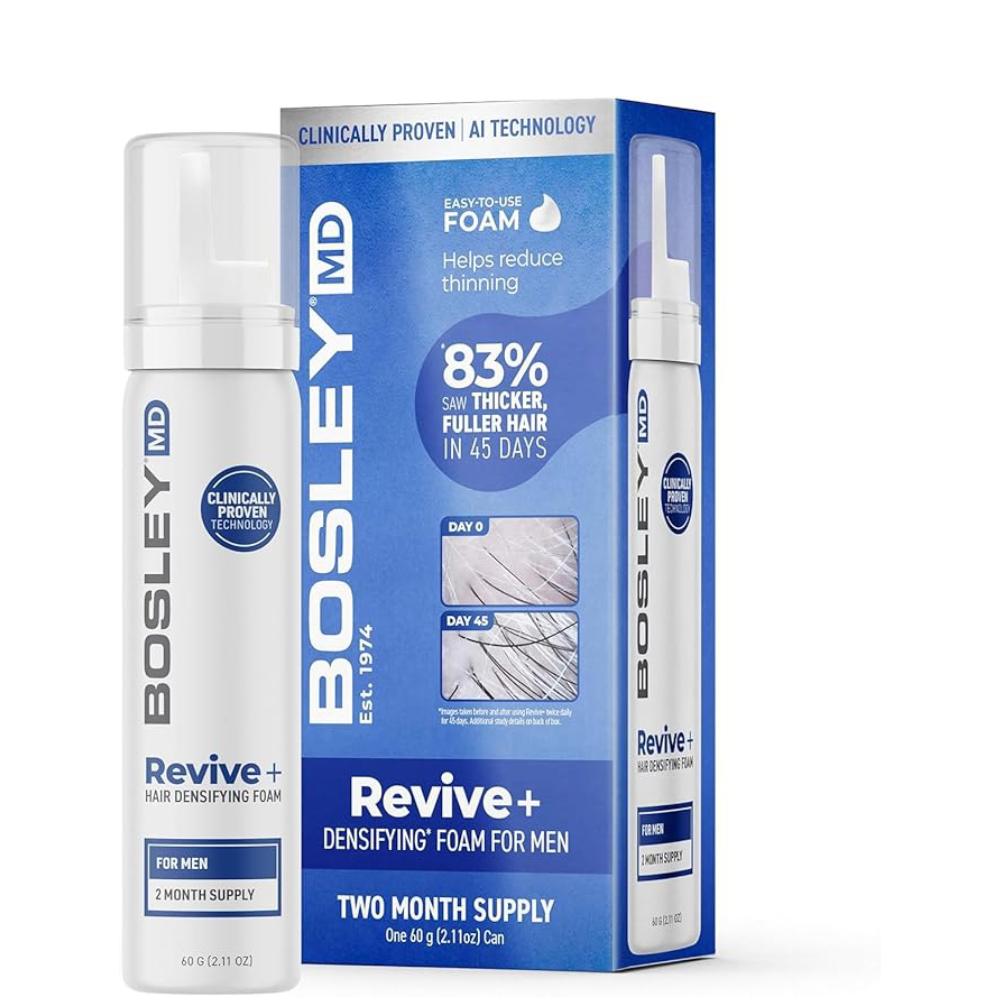 BosleyMD Revive+ Hair Regrowth Treatment Foam for Men 60ml