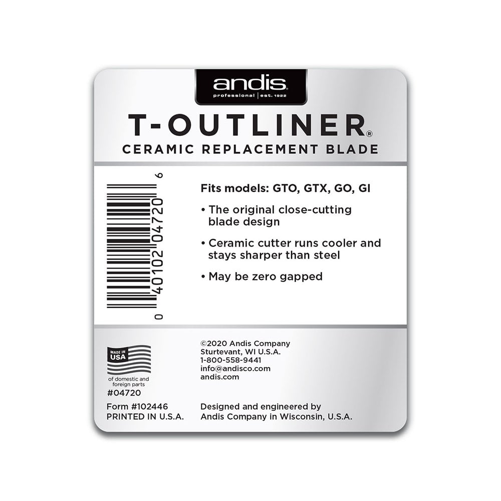 Andis T-Outliner Ceramic Replacement Blade