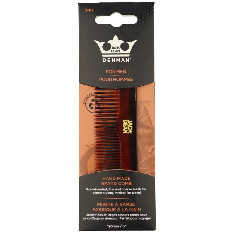 Jack Dean JDBC Beard Comb Tortoiseshell