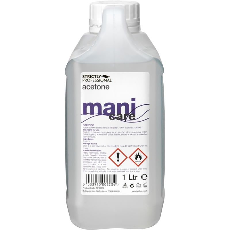 Strictly Professional Acetone Remover 1 Litre