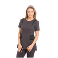 Milan Tunic Dark Grey/Black Size 18