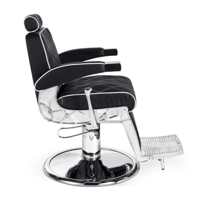 Mirplay Hugo Barber Chair (Black & White)
