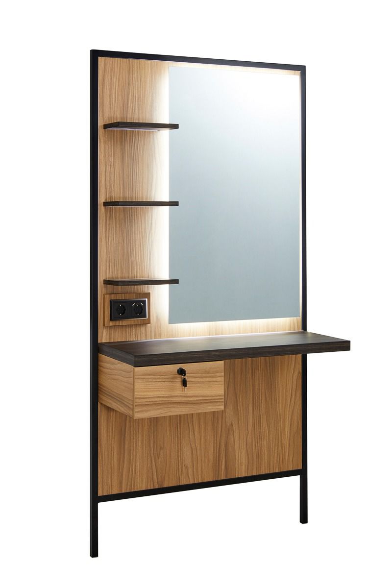Mirplay Logan Wall Unit Light Wood