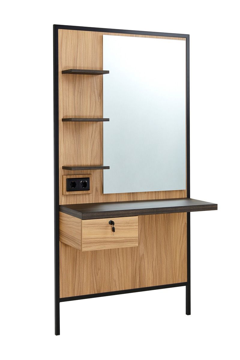 Mirplay Logan Wall Unit Light Wood