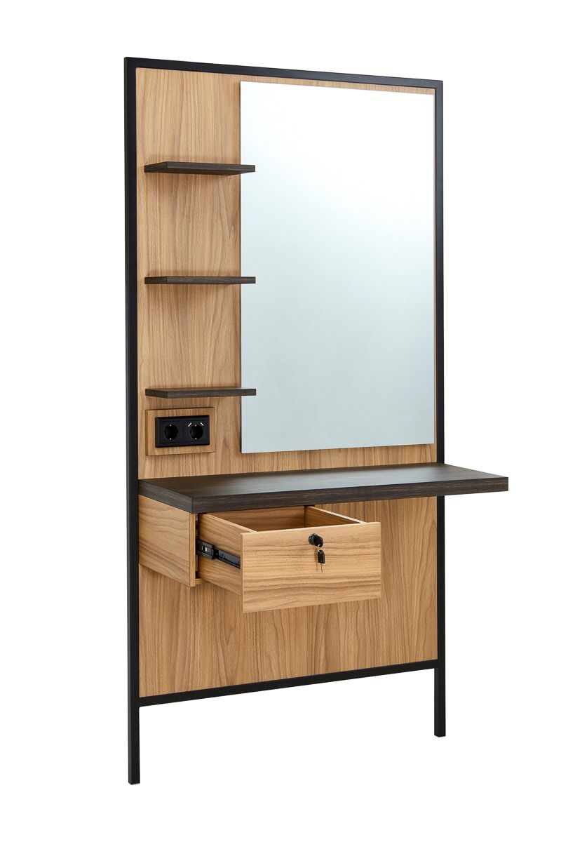 Mirplay Logan Wall Unit Light Wood