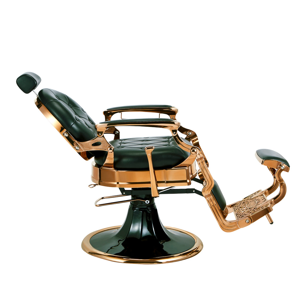 Mirplay Kirk Green and Copper Barber Chair