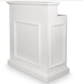 Mirplay Earl Reception Desk White