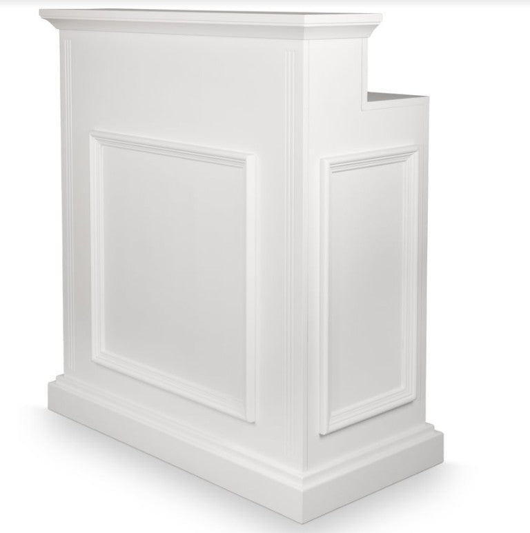 Mirplay Earl Reception Desk White