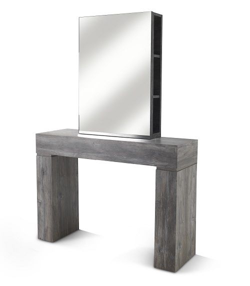REM Oasis Styling Unit With Mirror And Storage - All Colours