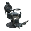 Mirplay Clint Vintage Style Barber Chair Black