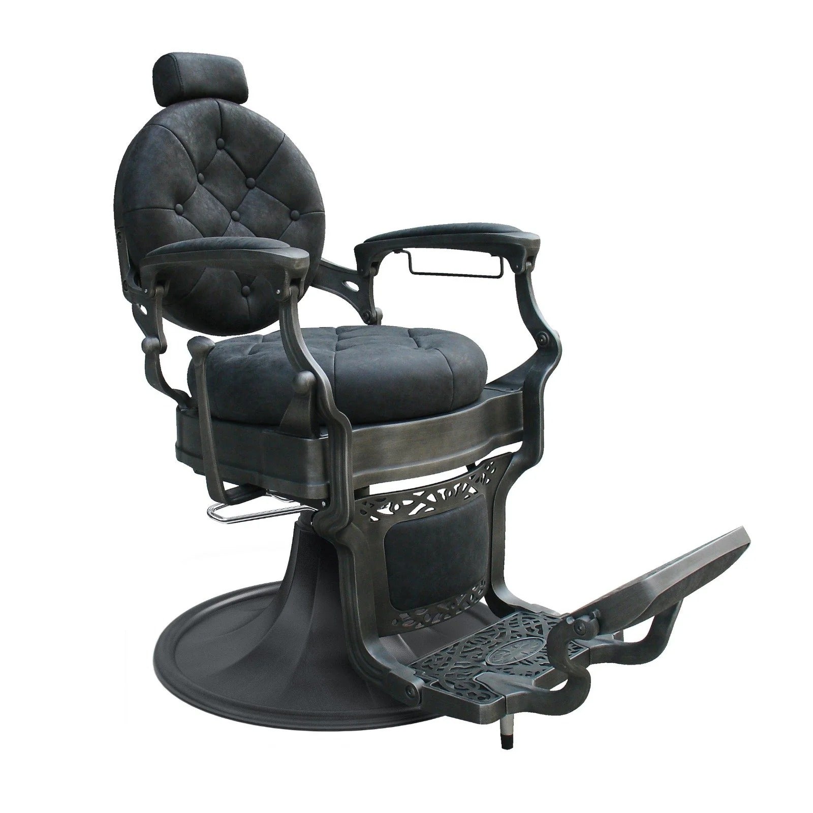 Mirplay Clint Vintage Style Barber Chair Black