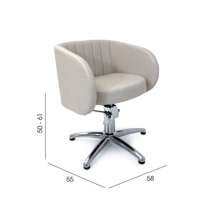 REM Capri Hydraulic Styling Chair Black