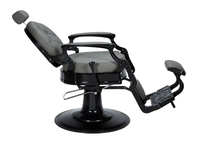 Mirplay Check Barber Chair Grey/Black