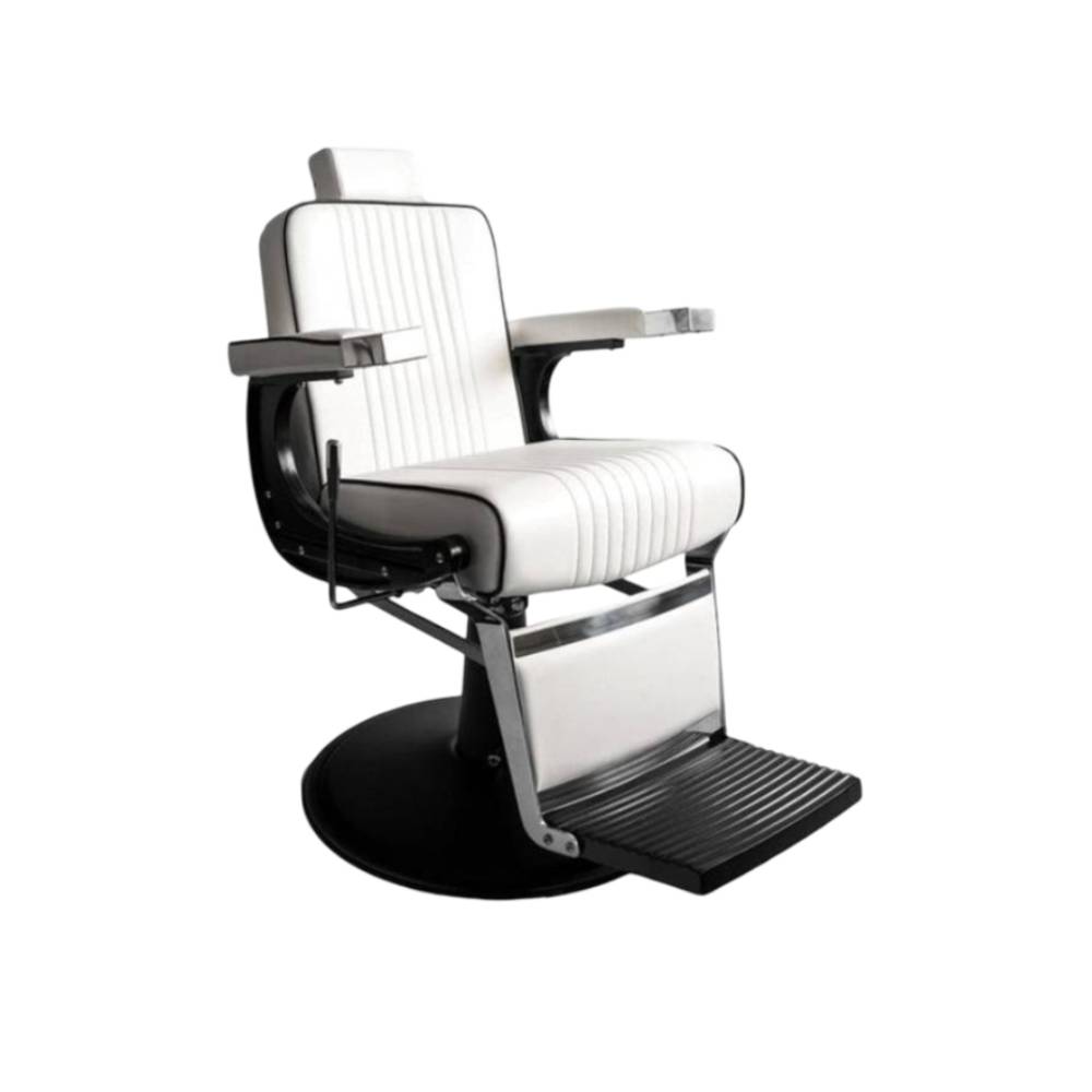 John Barber & Sons New School Barber Chair White