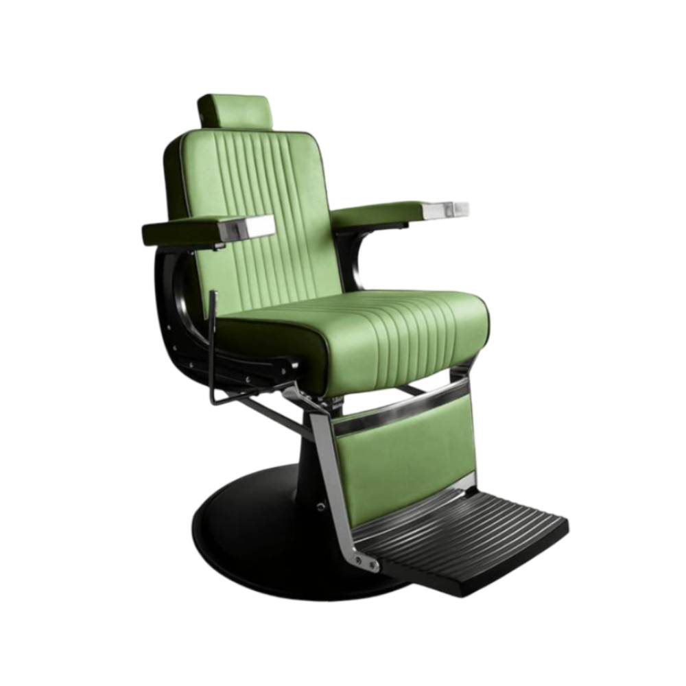 John Barber & Sons New School Barber Chair Leaf Green