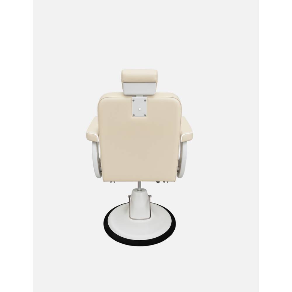 John Barber & Sons New School Barber Chair Cream White