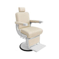 John Barber & Sons New School Barber Chair Cream White