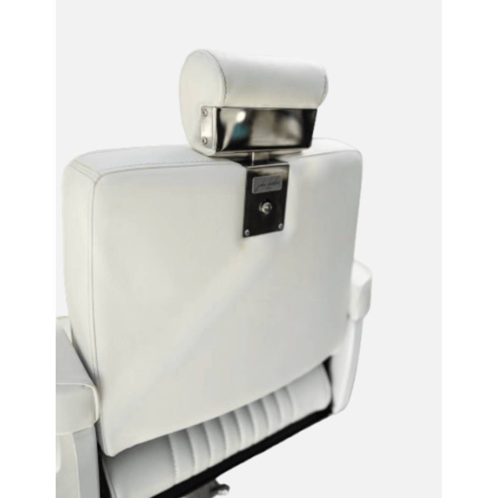 John Barber & Sons Premium New School Barber Chair White