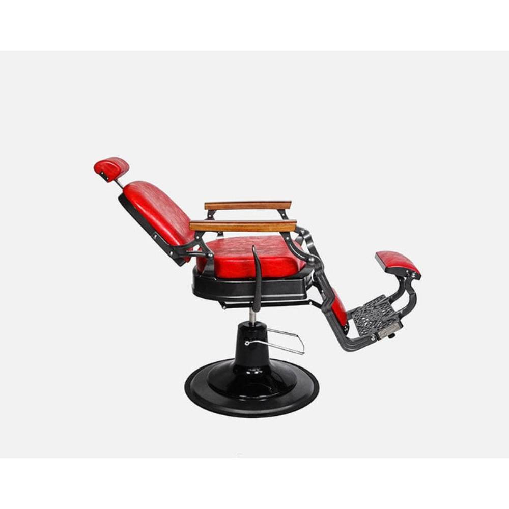 John Barber & Sons Monaco Vintage Barber Chair Red