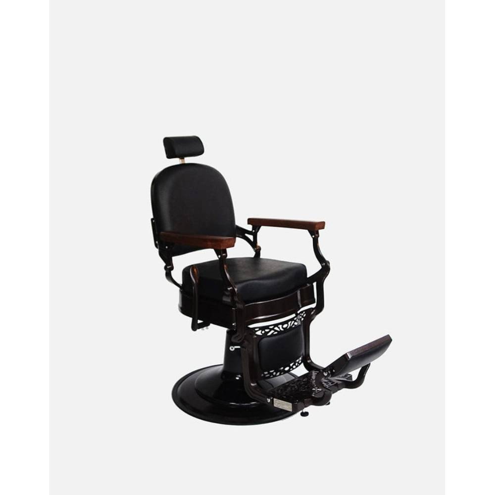 John Barber & Sons Monaco Vintage Barber Chair Black