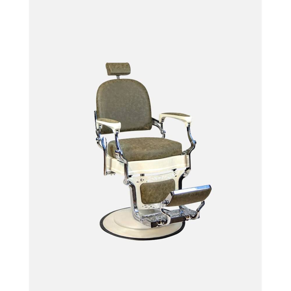 John Barber & Sons Monaco Vintage 80s Cream Barber Chair