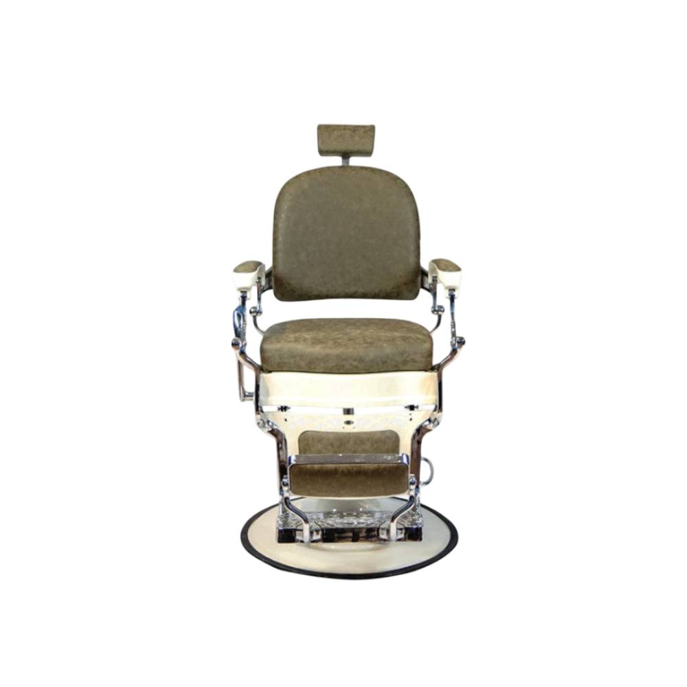 John Barber & Sons Monaco Vintage 80s Cream Barber Chair