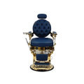 John Barber & Sons Tesoro Blue and Copper Barber Chair