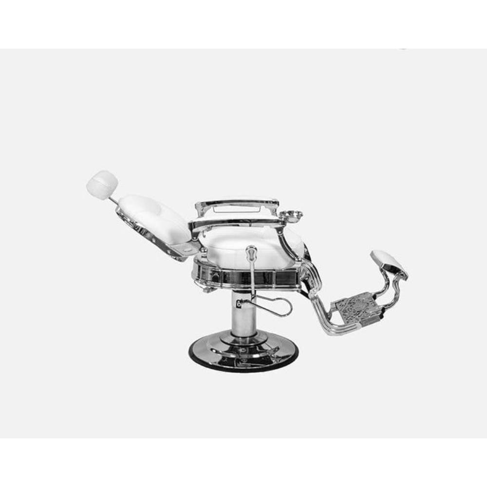 John Barber & Sons Fly White Barber Chair