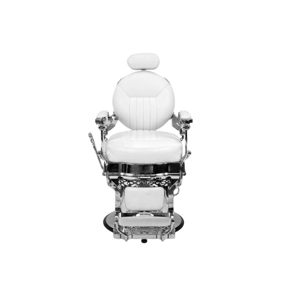 John Barber & Sons Fly White Barber Chair