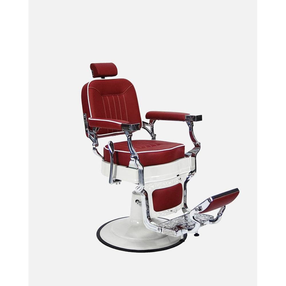 John Barber & Sons Retroria Red Barber Chair