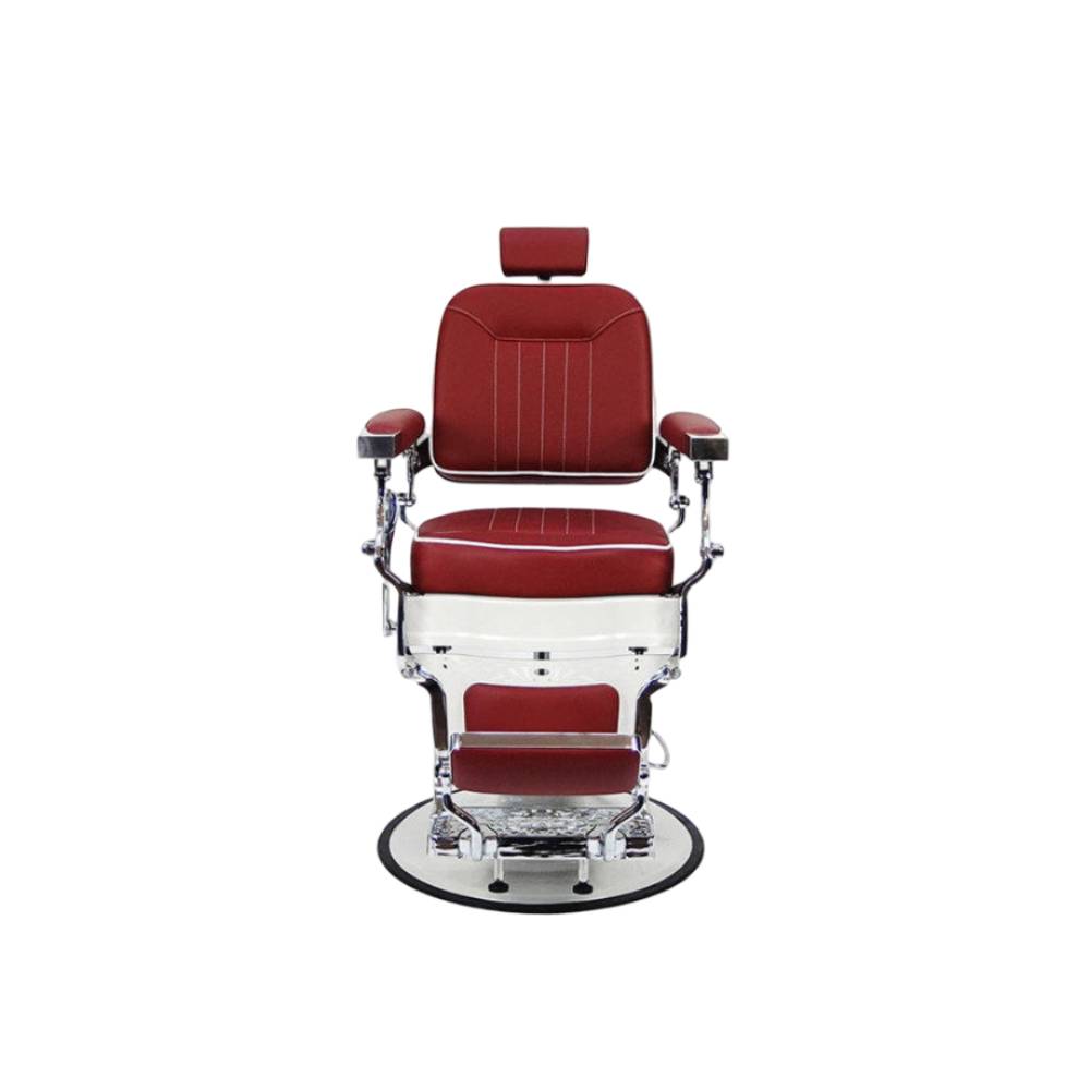 John Barber & Sons Retroria Red Barber Chair