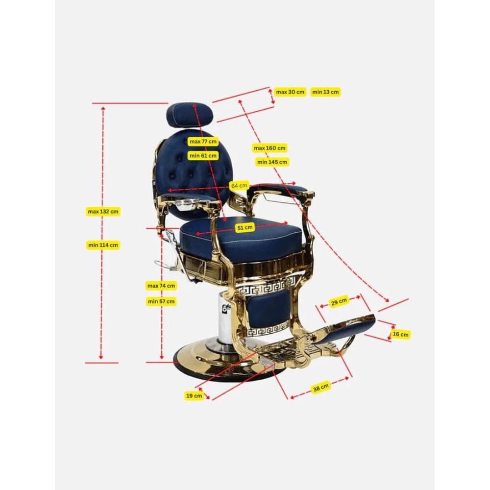 John Barber & Sons Mythology White Barber Chair