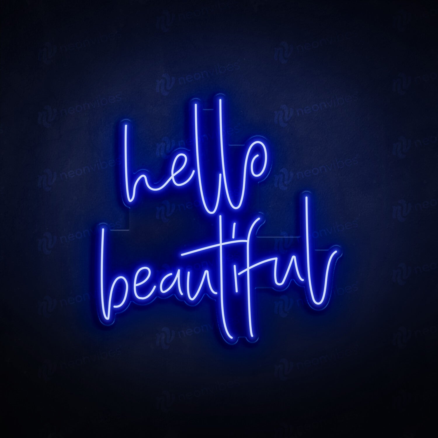 Neon Vibes Hello Beautiful Sign - Multiple Sizes and Colours