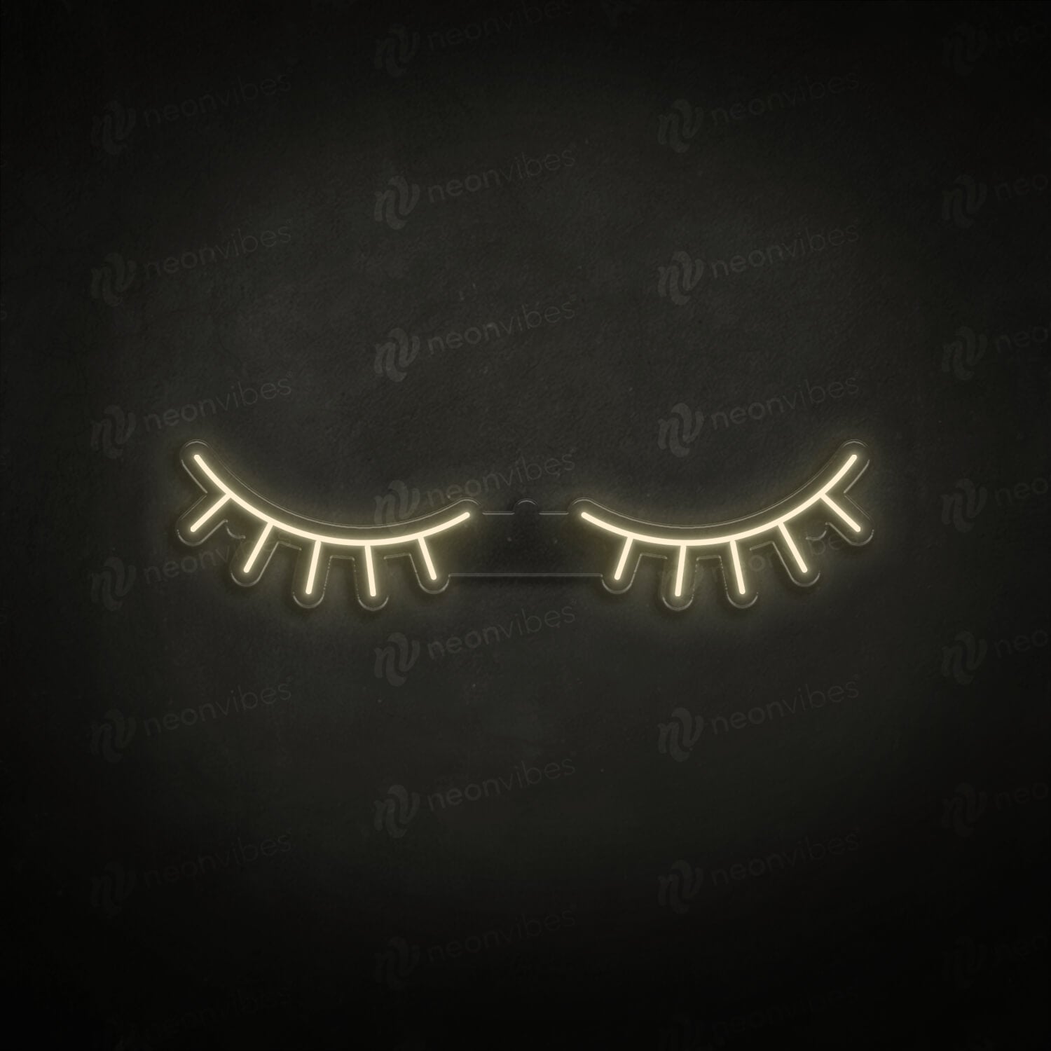 Neon Vibes Eyelash Sign - Multiple Sizes and Colours