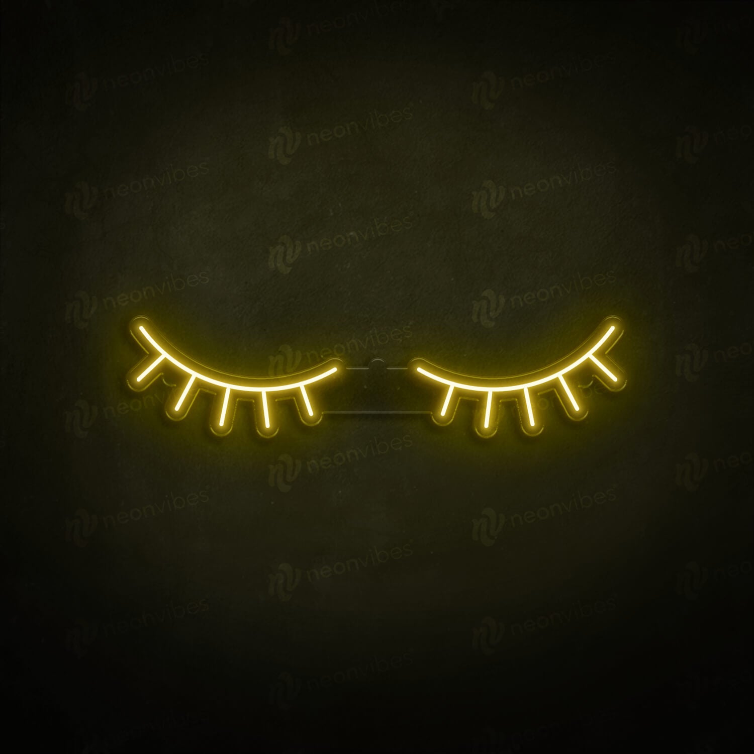 Neon Vibes Eyelash Sign - Multiple Sizes and Colours