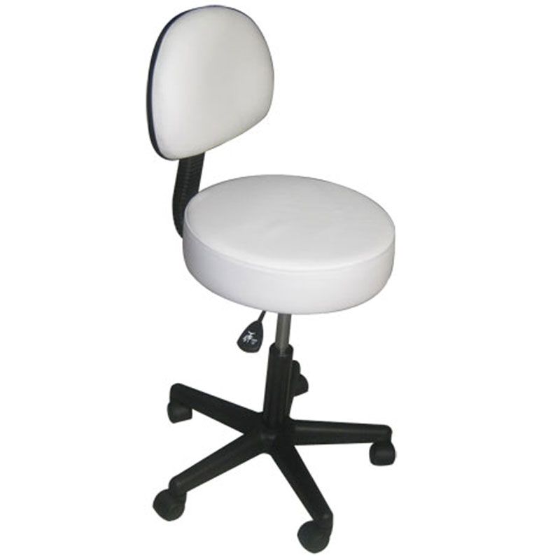 Affinity Backrest Stool White
