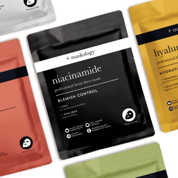 +maskology Niacinamide Blemish Control Sheet Mask