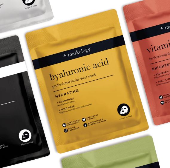 +maskology Hyaluronic Acid Hydrating Sheet Mask