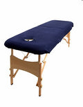 Head Gear Massage Couch Cover With Face Hole - Navy