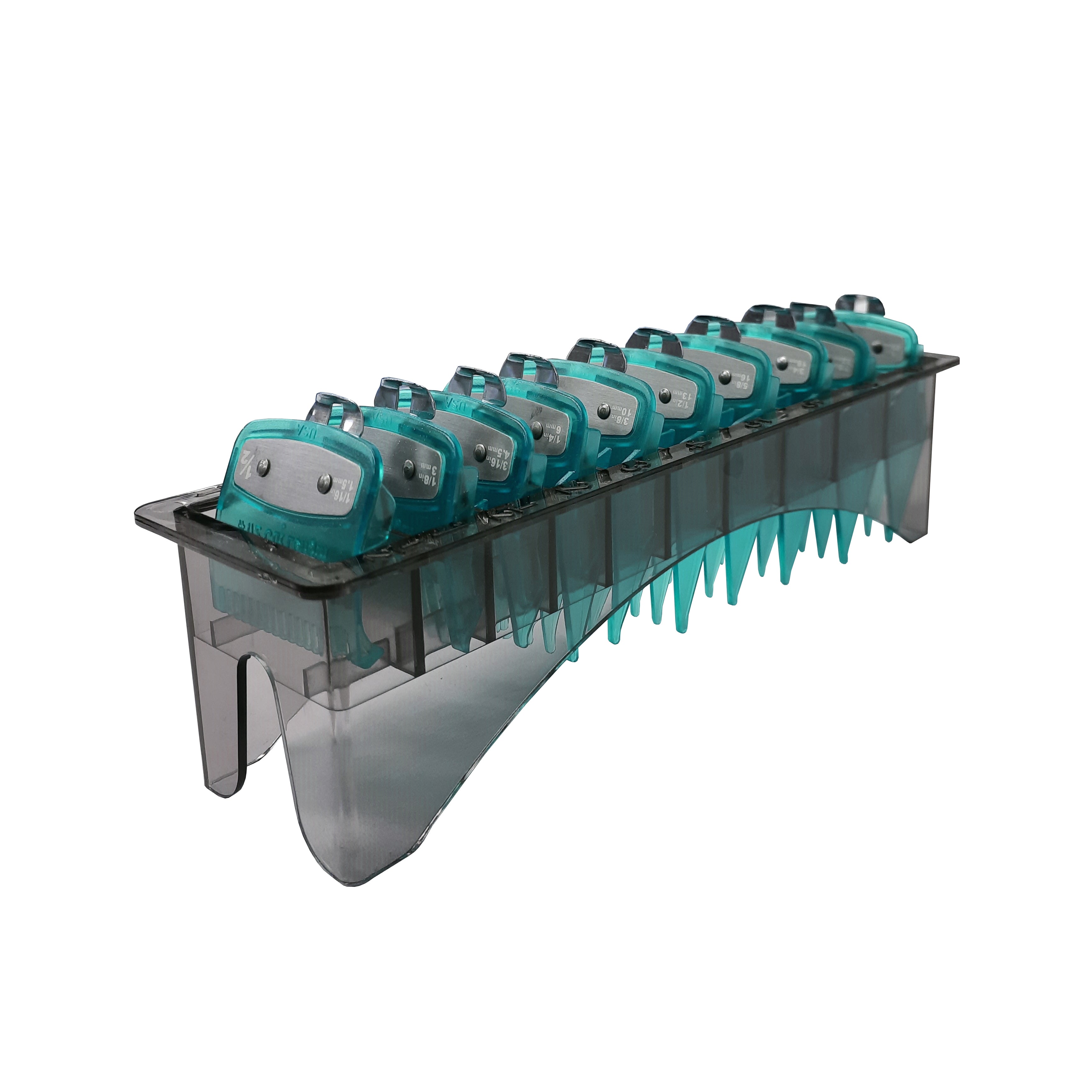 BarberStyle Transparent Blue Premium Guards