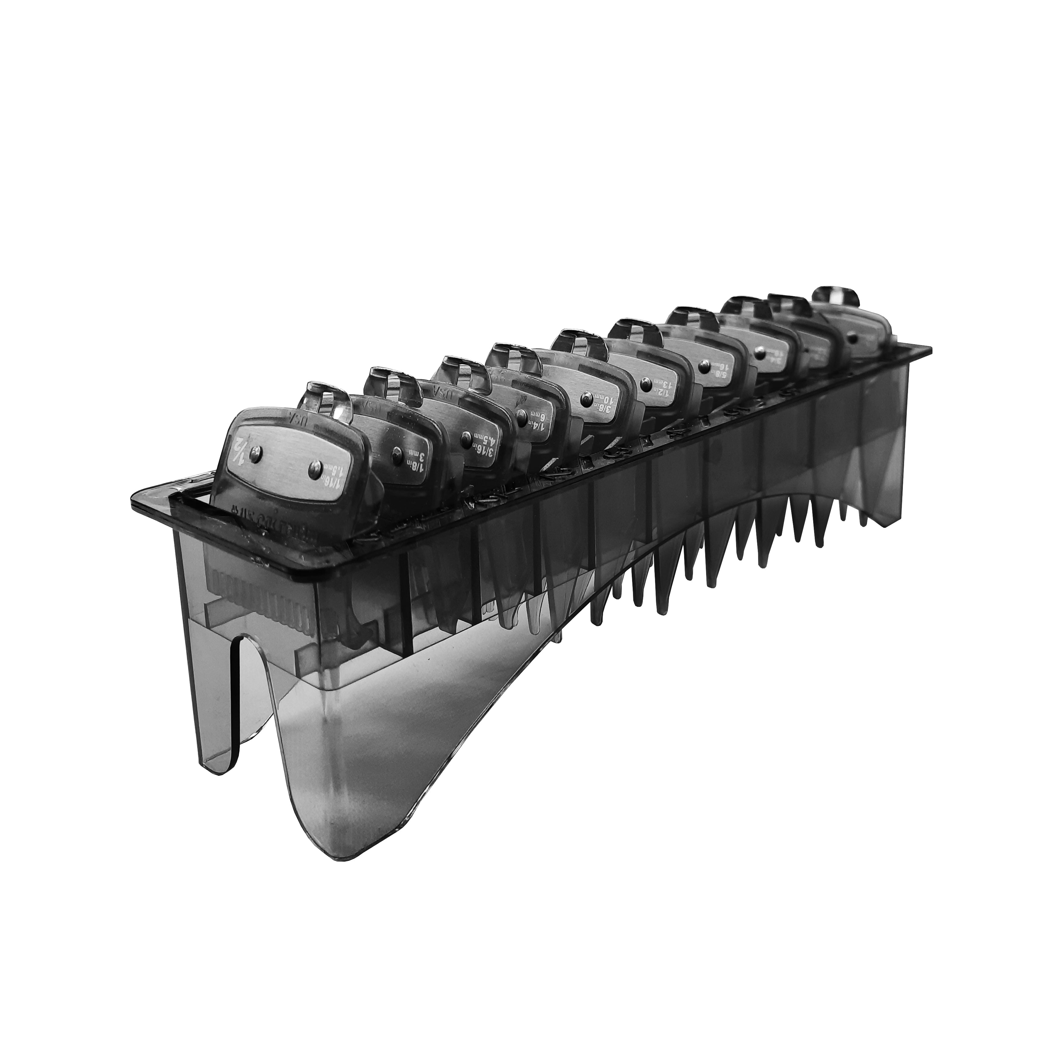 BarberStyle Transparent Black Premium Guards