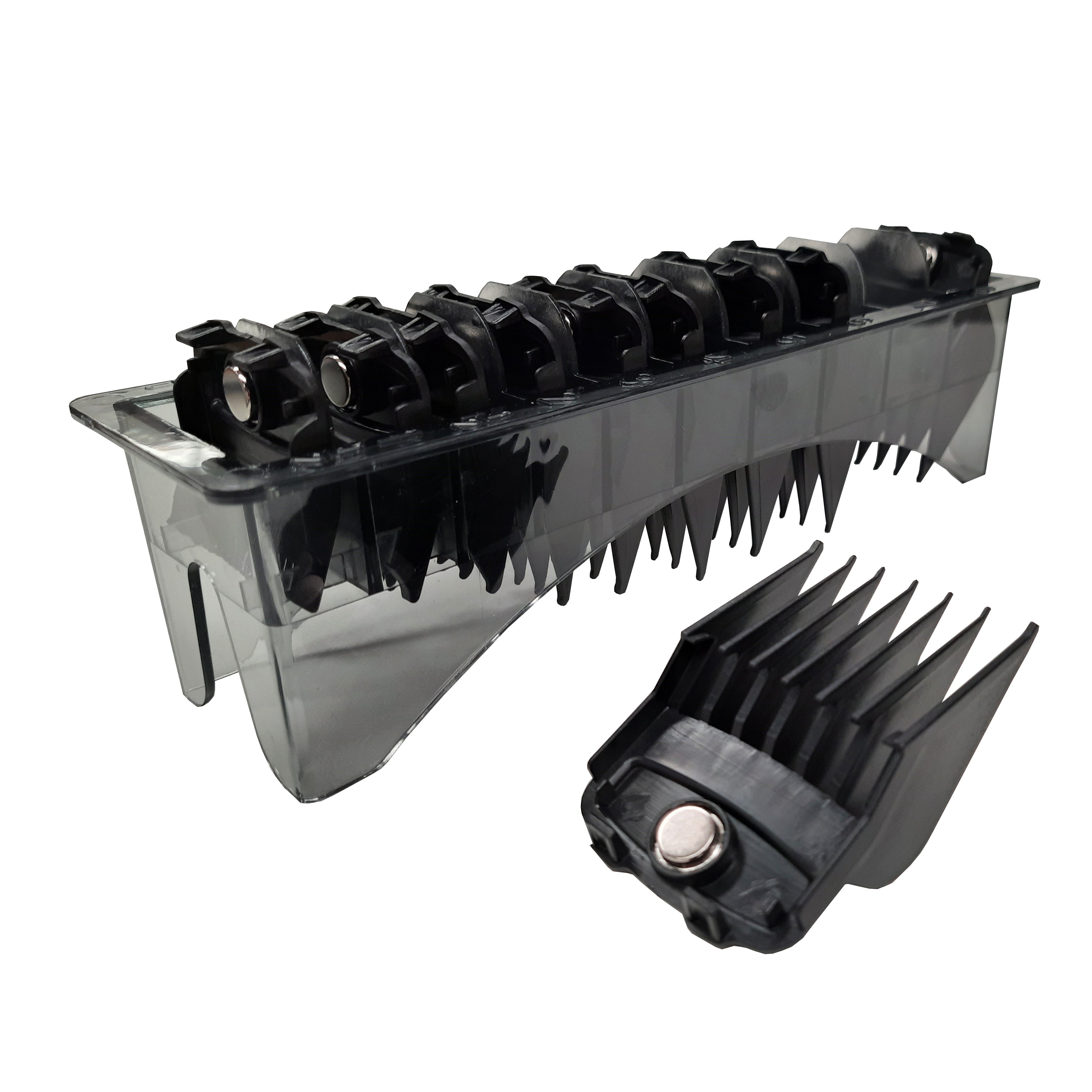 BarberStyle Transparent Black Premium Magnetic Guards