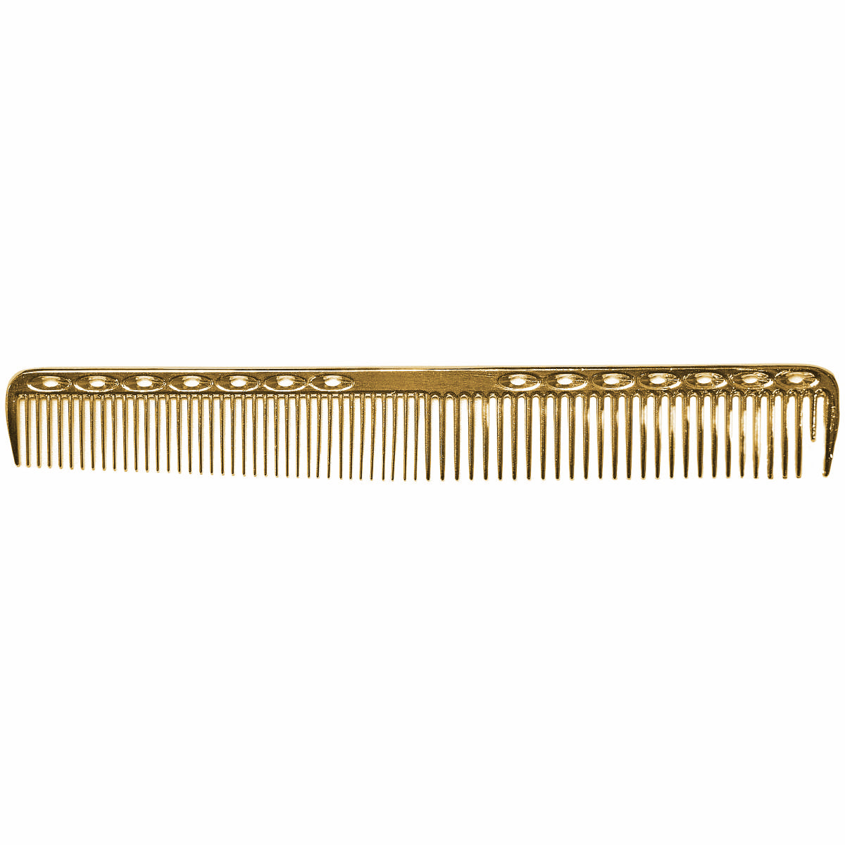 BarberStyle Metal Comb Gold Short