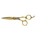 Vincere Ares Damascus Gold Scissors 5.5"