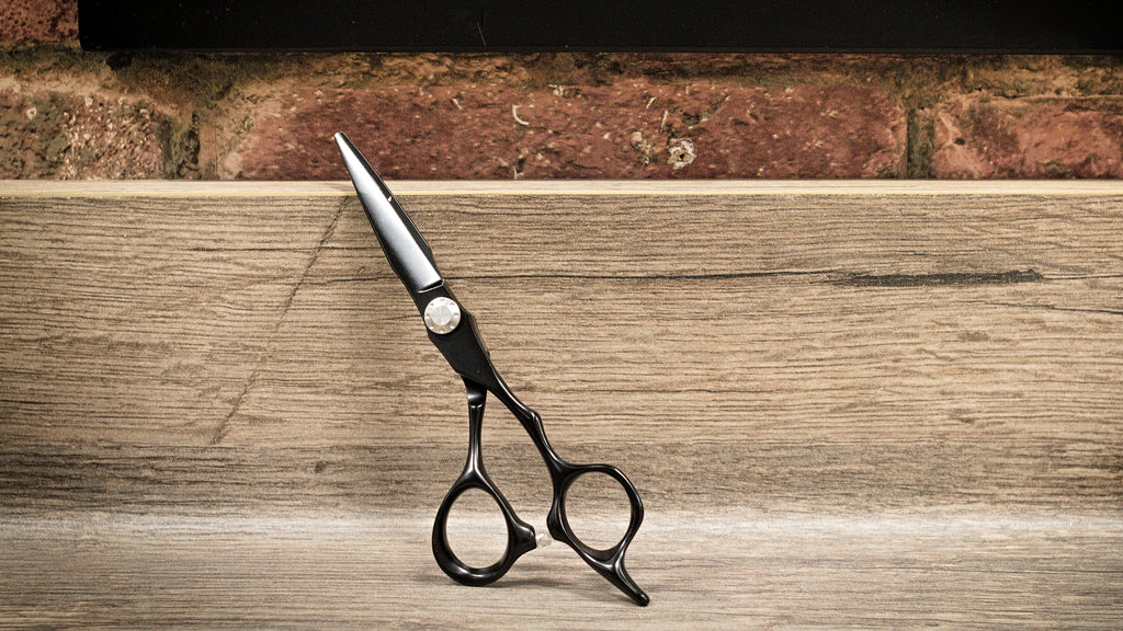 Vincere Hades Black Scissors 6"