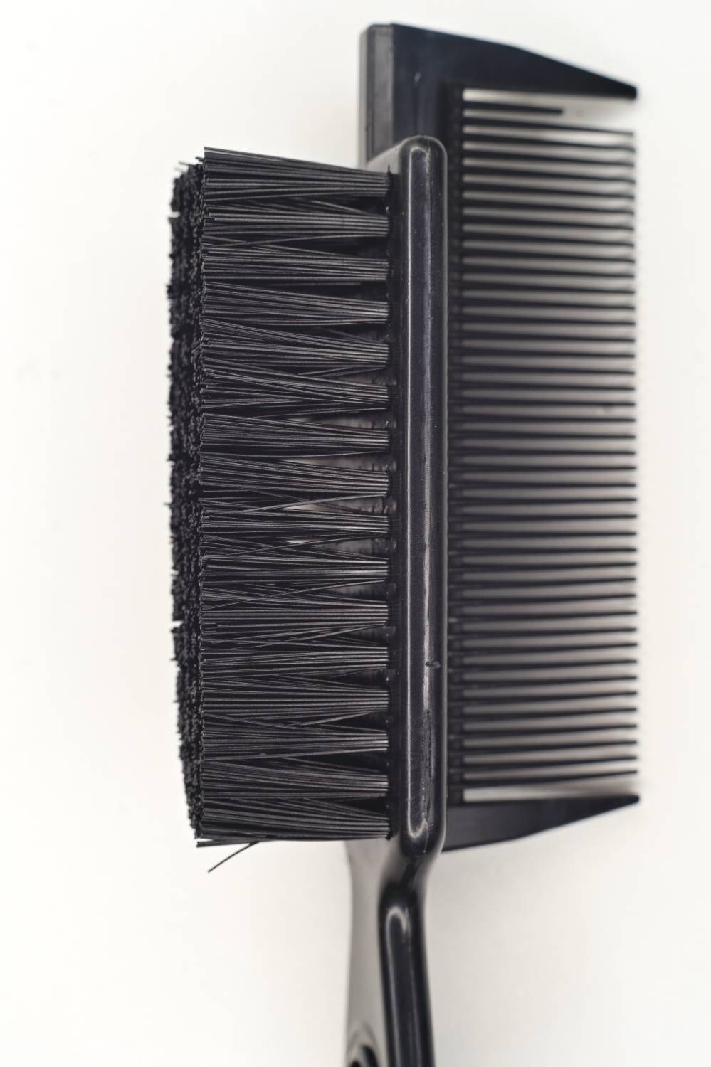 BarberStyle Fade Brush With Comb Black
