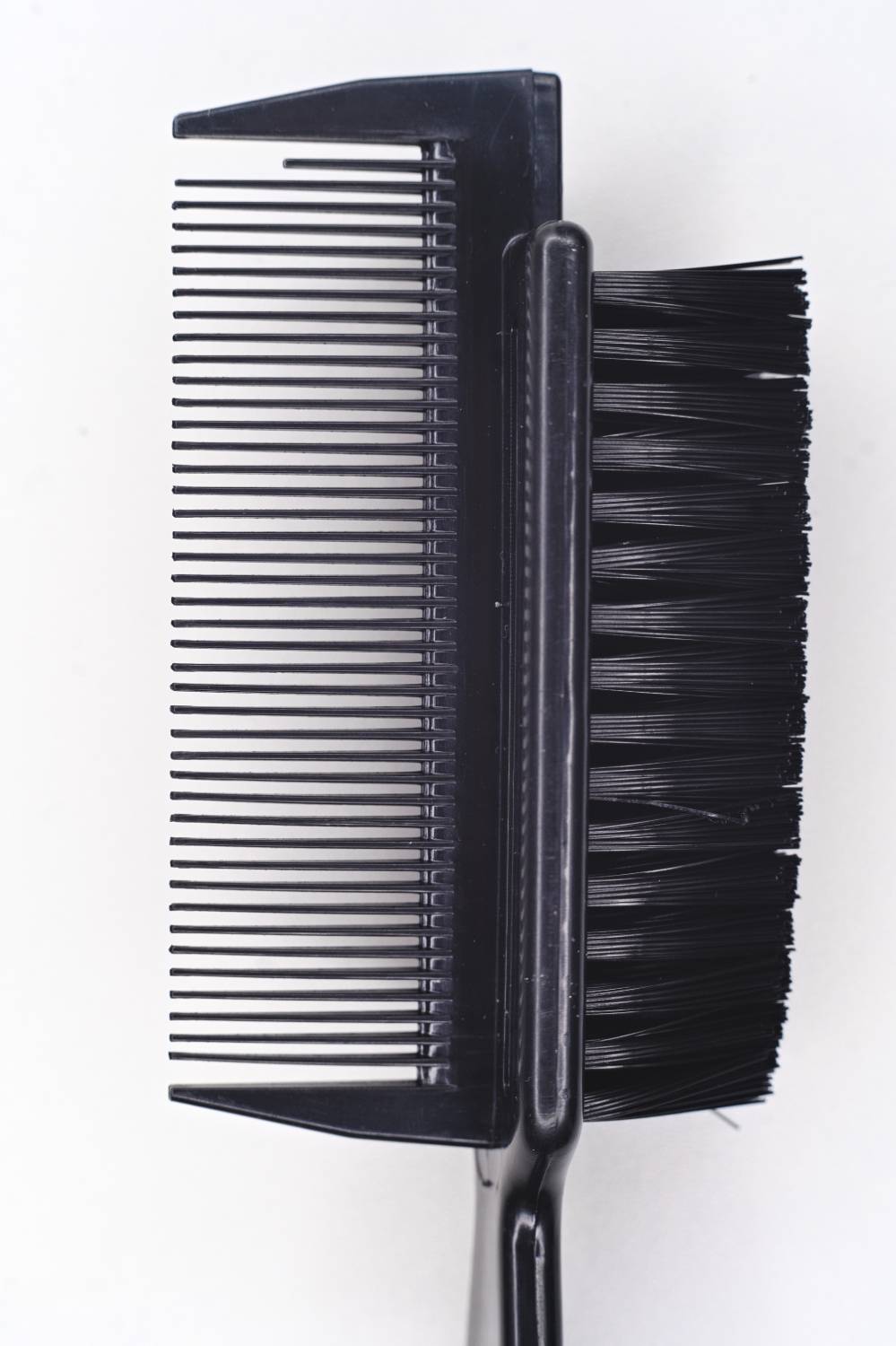 BarberStyle Fade Brush With Comb Black