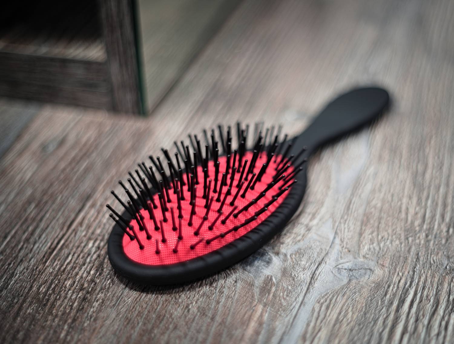Hair Theory Nylon Bristle Wood Hair Brush