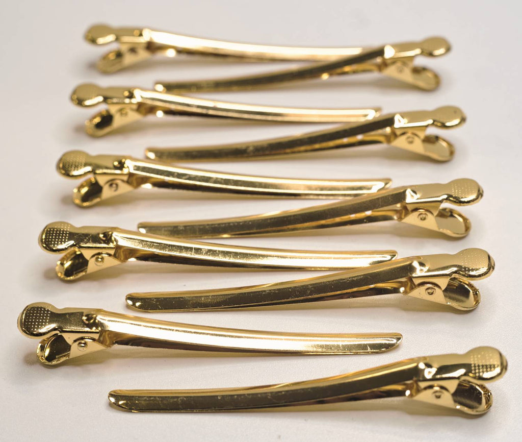 Hair Theory Gold Sectioning Clips (10)